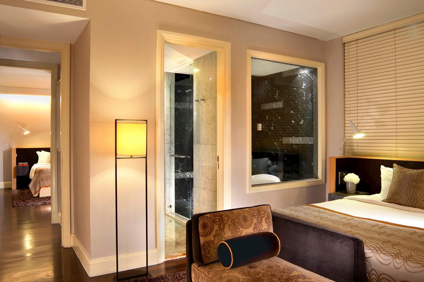 Ascott Raffles Place Singapur Exterior foto A room at the hotel