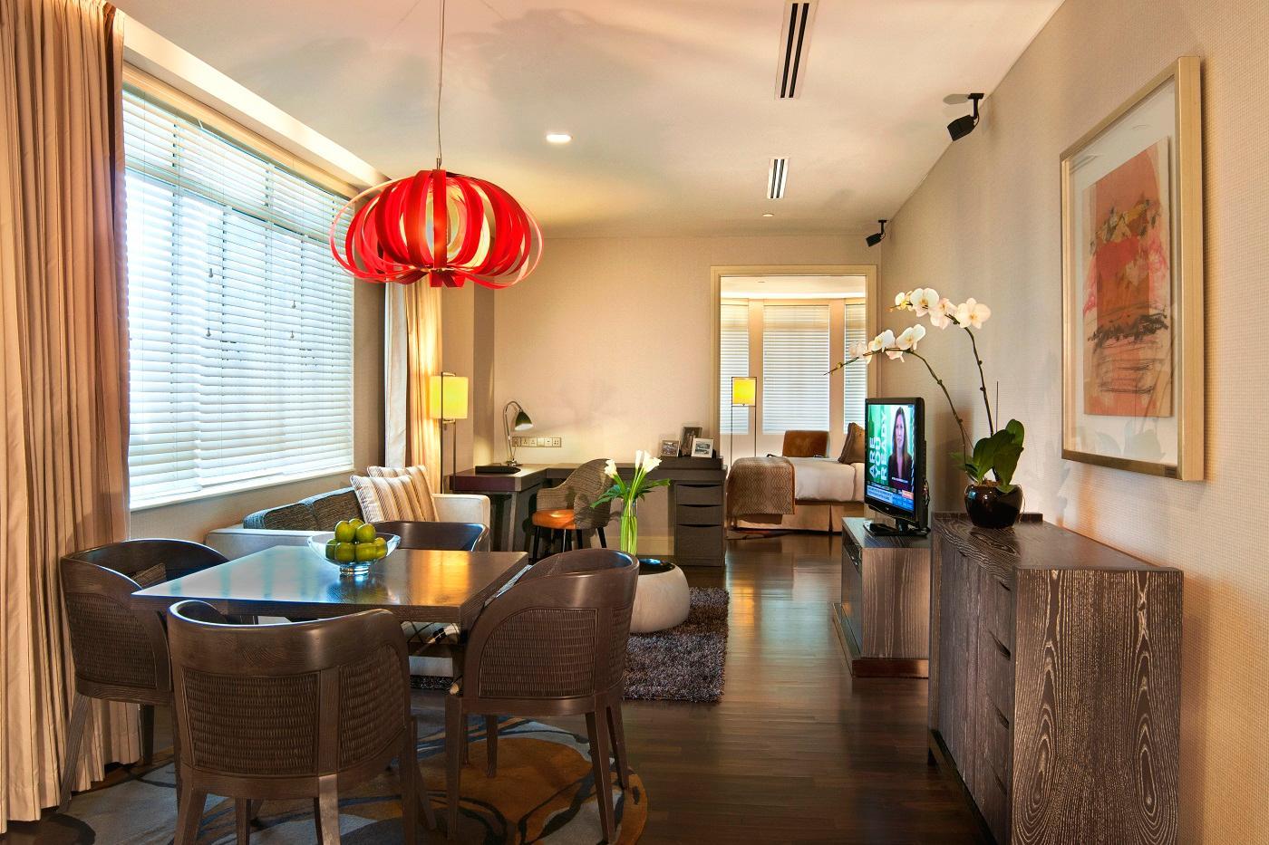 Ascott Raffles Place Singapur Exterior foto A suite at the Mandarin Oriental, Singapore