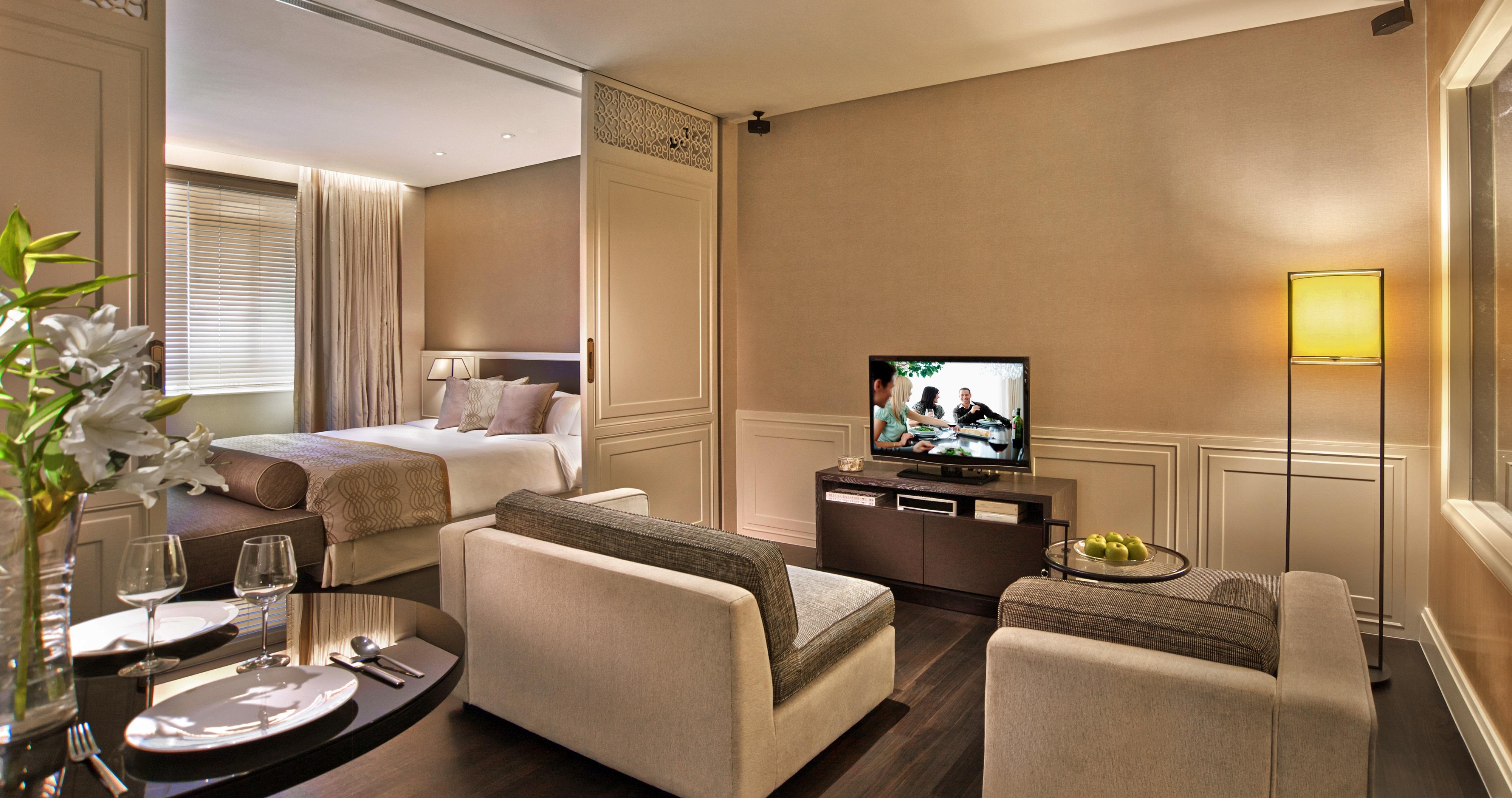 Ascott Raffles Place Singapur Exterior foto A suite at The Landmark