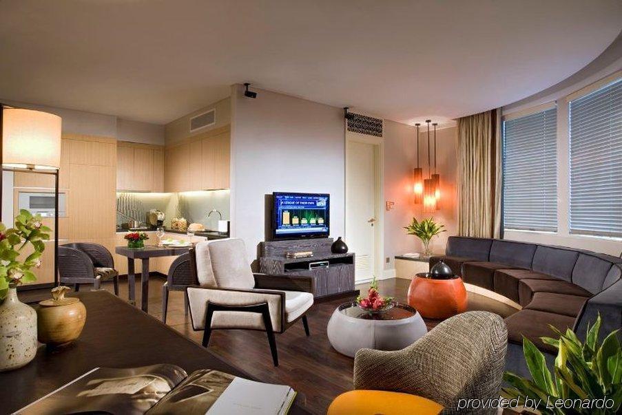 Ascott Raffles Place Singapur Habitación foto A modern living room