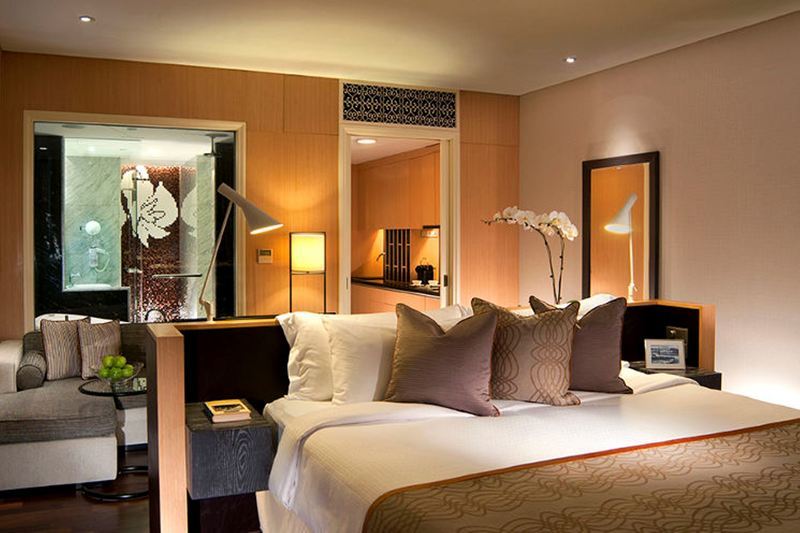Ascott Raffles Place Singapur Exterior foto A suite at the Mandarin Oriental, Singapore