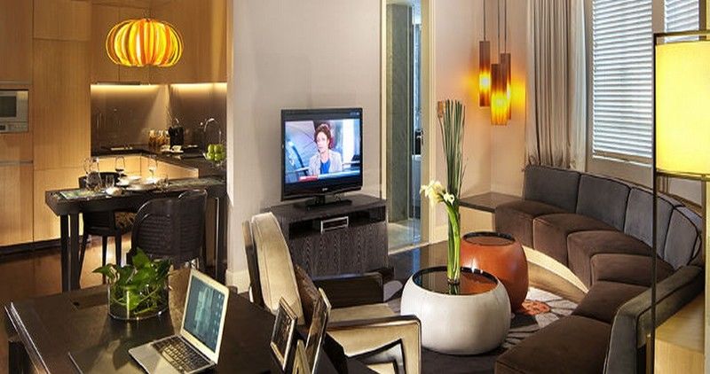 Ascott Raffles Place Singapur Exterior foto A living room at the Park Plaza Victoria