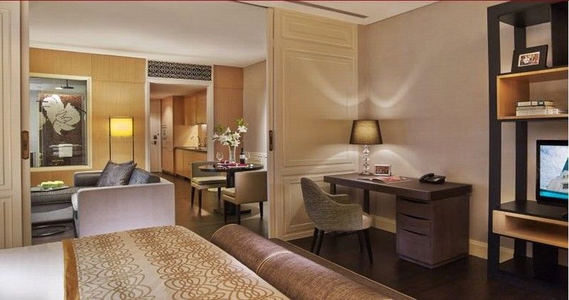 Ascott Raffles Place Singapur Exterior foto A suite at the hotel